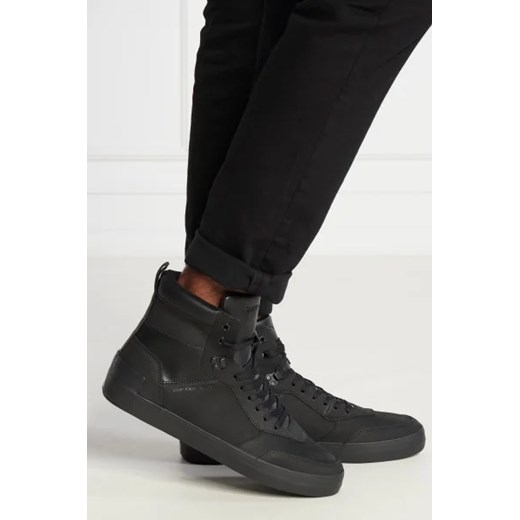 CALVIN KLEIN JEANS Skórzane sneakersy VULCANIZED LACEUP 45 wyprzedaż Gomez Fashion Store