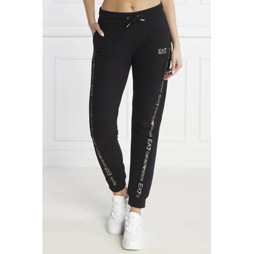Spodnie damskie Emporio Armani sportowe dresowe