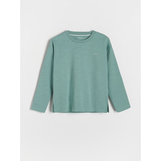 Reserved - Longsleeve oversize - turkusowy Reserved 170 (13-14 lat) Reserved