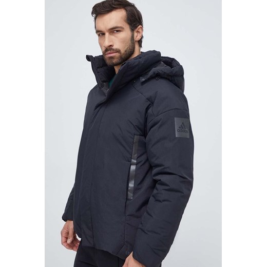 adidas kurtka puchowa męska kolor czarny zimowa oversize ze sklepu ANSWEAR.com w kategorii Kurtki męskie - zdjęcie 165210678