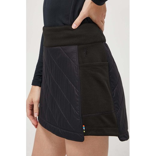 Smartwool spódnica sportowa Smartloft kolor czarny mini prosta ze sklepu ANSWEAR.com w kategorii Spódnice - zdjęcie 165210807