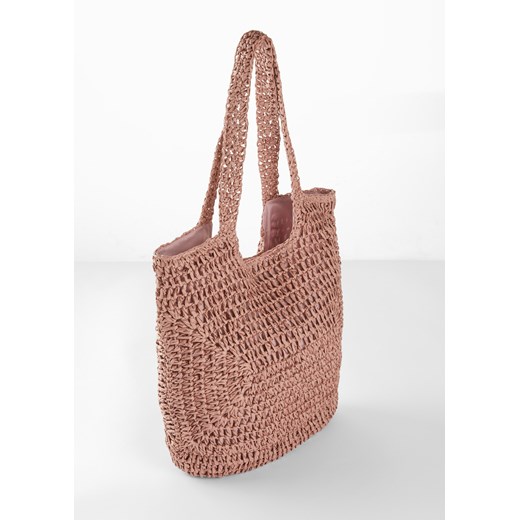 Torba pleciona słomkowa One Size bonprix
