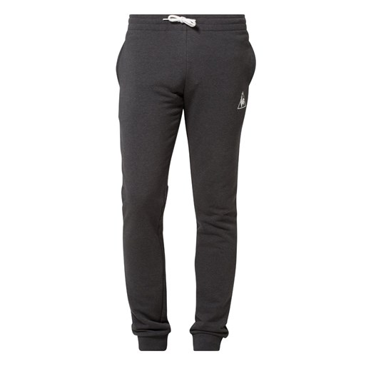 le coq sportif CHRONIC SLIM Spodnie treningowe dark heather grey zalando szary abstrakcyjne wzory