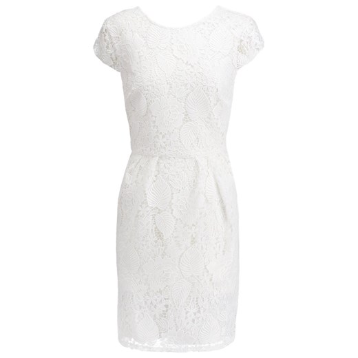 mint&berry Sukienka letnia white zalando  abstrakcyjne wzory