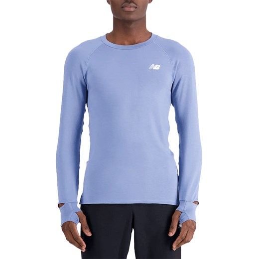 Koszulka New Balance MT33284MYL - niebieska ze sklepu streetstyle24.pl w kategorii T-shirty męskie - zdjęcie 165229826