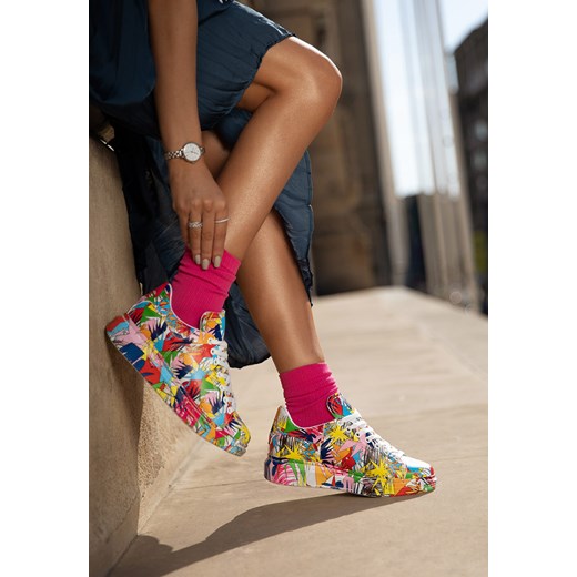 Wielokolorowy sneakersy damskie Splash ze sklepu Zapatos w kategorii Buty sportowe damskie - zdjęcie 165297636