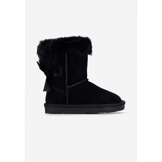 Czarne kozaki dziewczęce Delicia ze sklepu Zapatos w kategorii Buty zimowe dziecięce - zdjęcie 165298047