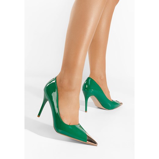 Zielone szpilki Dream V2 B ze sklepu Zapatos w kategorii Czółenka - zdjęcie 165298317