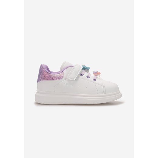 Białe sneakersy dziewczęce Sparkles ze sklepu Zapatos w kategorii Buty sportowe dziecięce - zdjęcie 165298778