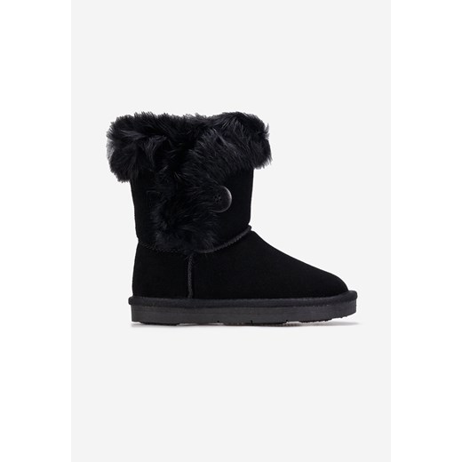 Czarne kozaki dziewczęce Patisa ze sklepu Zapatos w kategorii Buty zimowe dziecięce - zdjęcie 165299817