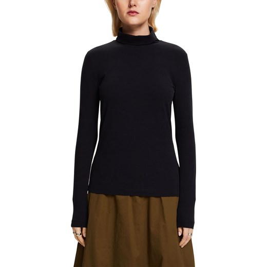 ESPRIT Koszulka w kolorze czarnym ze sklepu Limango Polska w kategorii Bluzki damskie - zdjęcie 165309708