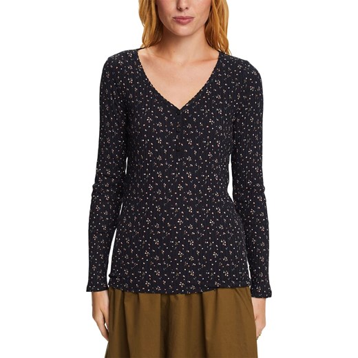 ESPRIT Koszulka w kolorze czarnym ze sklepu Limango Polska w kategorii Bluzki damskie - zdjęcie 165309716