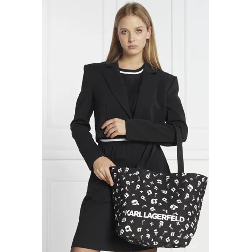 Shopper bag Karl Lagerfeld bawełniana