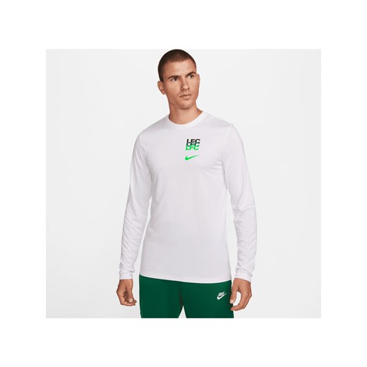 Męski T-shirt piłkarski z długim rękawem Liverpool F.C. Legend - Biel ze sklepu Nike poland w kategorii T-shirty męskie - zdjęcie 165316749
