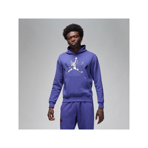 Męska dzianinowa bluza z kapturem Jordan Flight MVP - Fiolet ze sklepu Nike poland w kategorii Bluzy męskie - zdjęcie 165316766