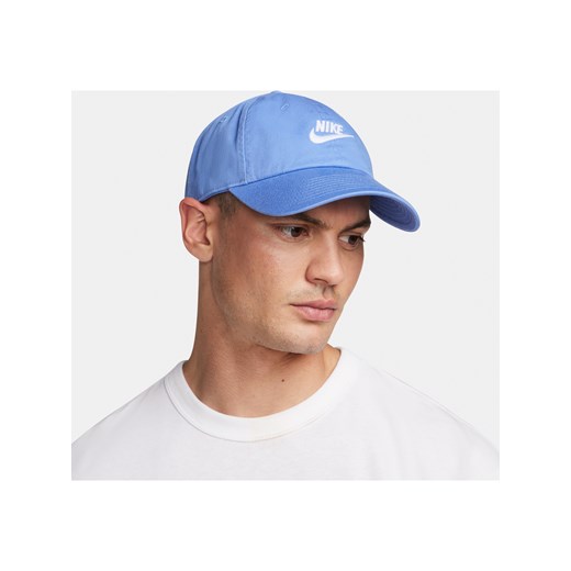 Czapka z efektem sprania Futura Nike Club - Niebieski ze sklepu Nike poland w kategorii Czapki z daszkiem męskie - zdjęcie 165316818