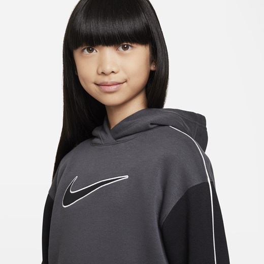 Dzianinowa bluza z kapturem o kroju oversize dla dużych dzieci (dziewcząt) Nike Nike L Nike poland