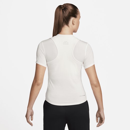 Bluzka damska Nike z okrągłym dekoltem z krótkimi rękawami letnia 