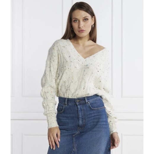Sweter damski Desigual beżowy 