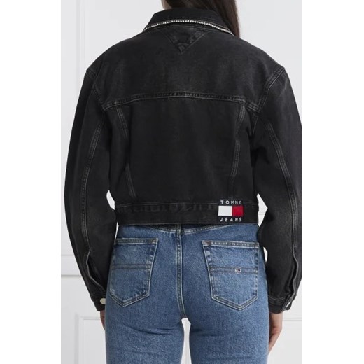 Tommy Jeans kurtka damska krótka bez kaptura bawełniana