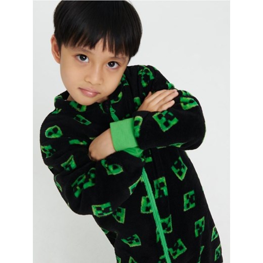 Sinsay - Piżama jednoczęściowa Minecraft - czarny ze sklepu Sinsay w kategorii Piżamy dziecięce - zdjęcie 165333487
