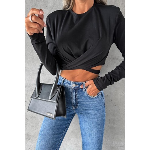 Bluzka damska MONIGA BLACK ze sklepu Ivet Shop w kategorii Bluzki damskie - zdjęcie 165336028