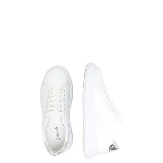Buty sportowe damskie Calvin Klein sneakersy białe na wiosnę sznurowane 