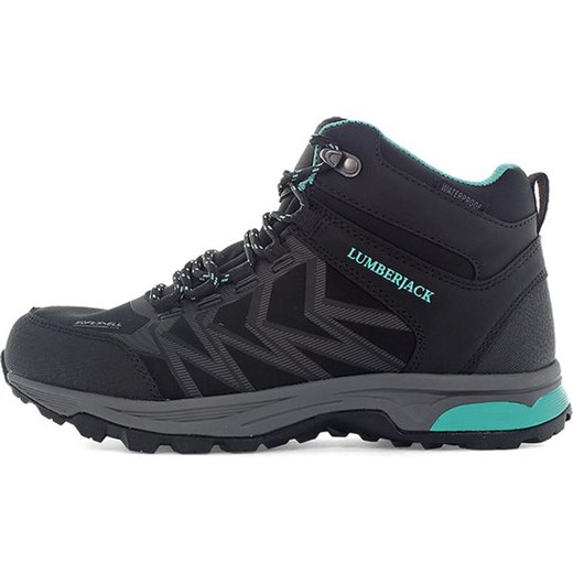 Buty trekkingowe damskie Lumberjack czarne płaskie