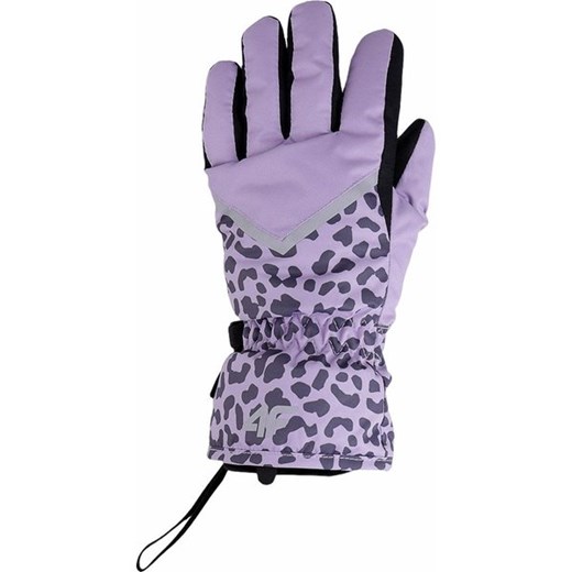 4F rękawiczki dziecięce fioletowe 
