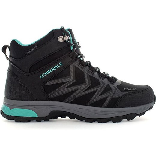 Buty trekkingowe damskie Lumberjack sznurowane jesienne sportowe