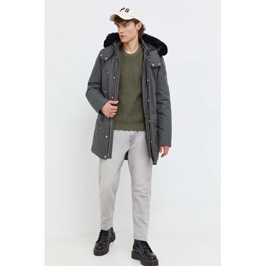 MOOSE KNUCKLES kurtka puchowa męska kolor zielony zimowa Moose Knuckles XXL ANSWEAR.com