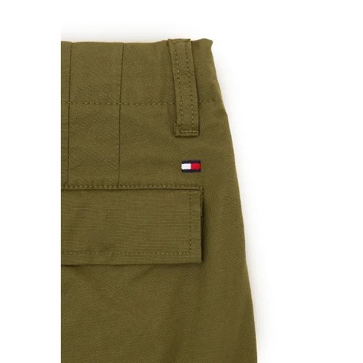 Spodnie chłopięce zielone Tommy Hilfiger bawełniane 