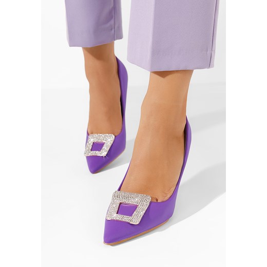 Fioletowe szpilki na obcasie Edalia Zapatos 41 wyprzedaż Zapatos