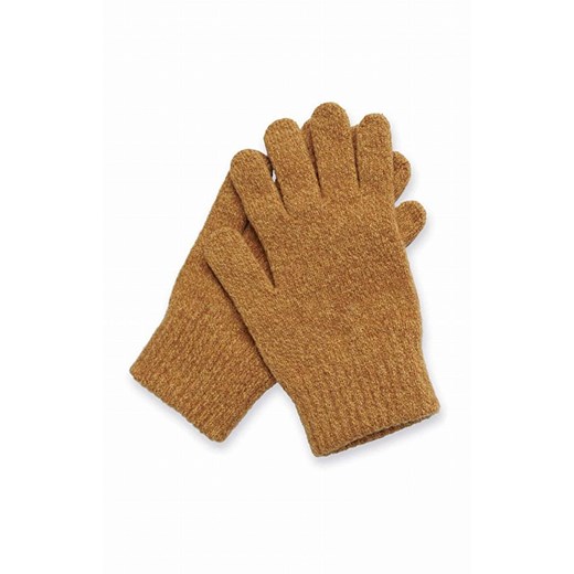Rękawiczki damskie w kolorze musztardowym ANNA, Kolor musztardowy, Rozmiar one size, KAMEA ze sklepu Primodo w kategorii Rękawiczki damskie - zdjęcie 165369197