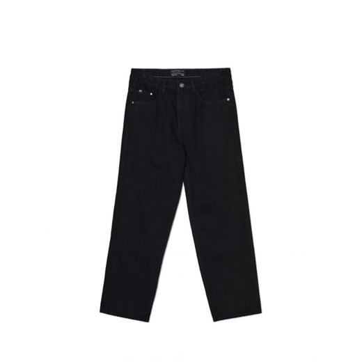 Cropp - Czarne jeansy baggy - czarny Cropp 32/32 Cropp