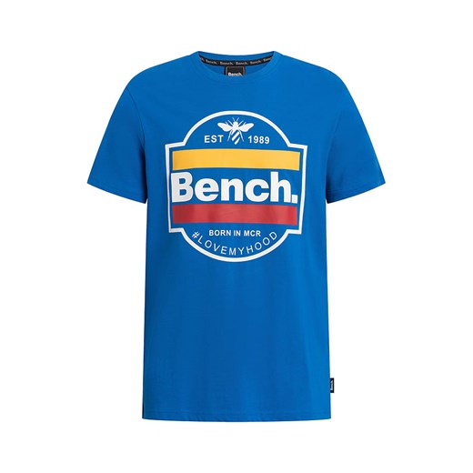 Bench Koszulka "Cromir" w kolorze niebieskim Bench 50 wyprzedaż Limango Polska