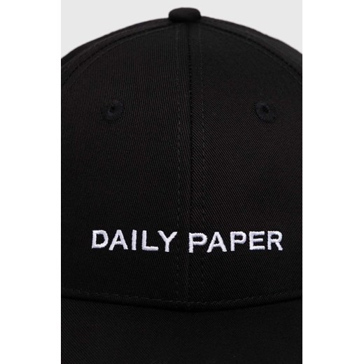 Daily Paper czapka z daszkiem bawełniana Ecap 3 kolor czarny z aplikacją 2111051 Daily Paper ONE PRM