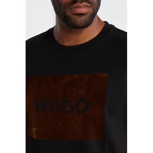 T-shirt męski Hugo Boss w nadruki z krótkim rękawem 
