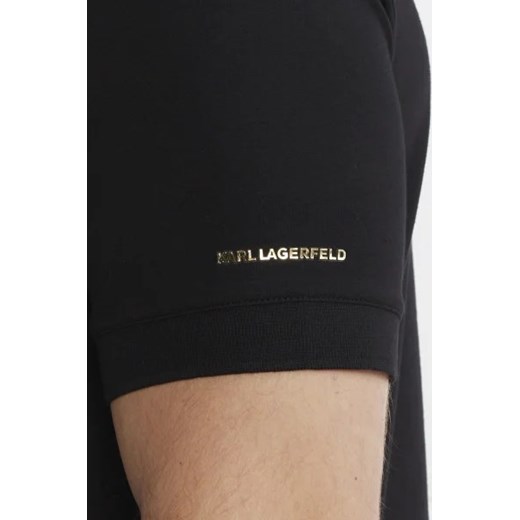 T-shirt męski Karl Lagerfeld z krótkim rękawem z elastanu 