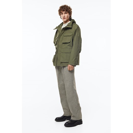 H & M - Kurtka przeciwdeszczowa z kapturem - Zielony H & M M H&M