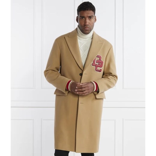 Dsquared2 Wełniany płaszcz ze sklepu Gomez Fashion Store w kategorii Płaszcze męskie - zdjęcie 165399749