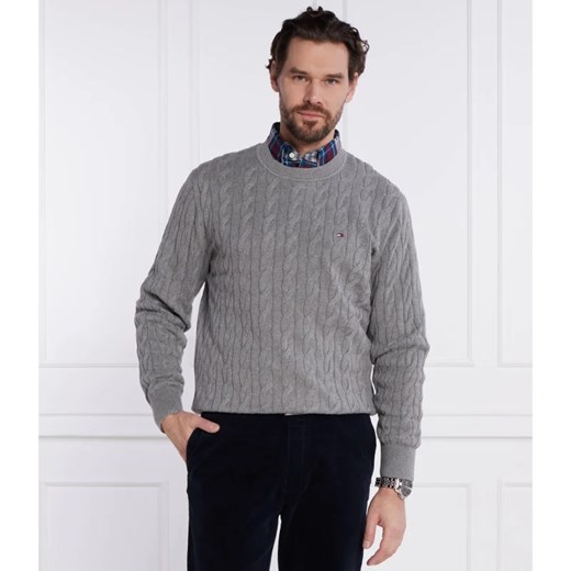 Tommy Hilfiger Sweter CLASSIC CABLE | Regular Fit ze sklepu Gomez Fashion Store w kategorii Swetry męskie - zdjęcie 165400096