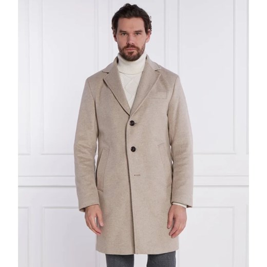 Joop! Wełniany płaszcz Morris | z dodatkiem kaszmiru ze sklepu Gomez Fashion Store w kategorii Płaszcze męskie - zdjęcie 165400365