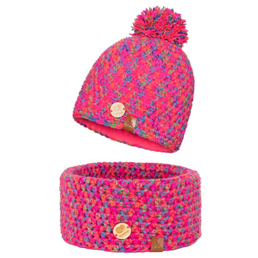 Zimowy komplet Damski handmade ze sklepu JK-Collection w kategorii Komplety czapka i szalik damskie - zdjęcie 165401738