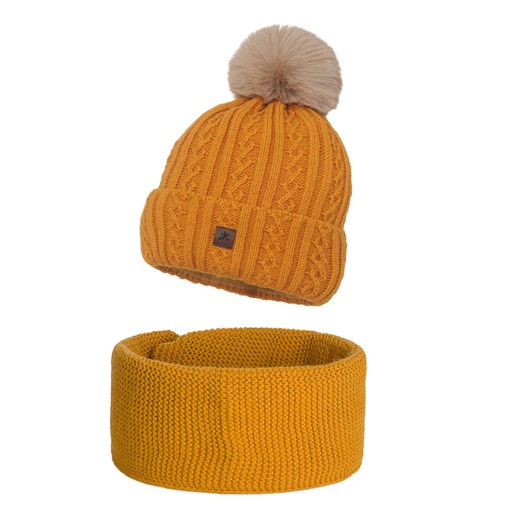 Zimowy komplet Damski ze sklepu JK-Collection w kategorii Komplety czapka i szalik damskie - zdjęcie 165401975