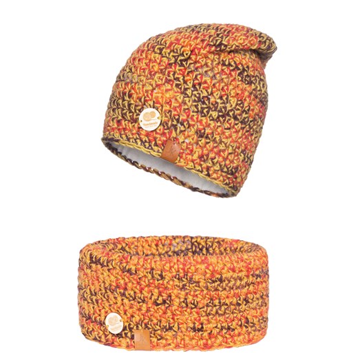 Zimowy komplet Damski handmade ze sklepu JK-Collection w kategorii Komplety czapka i szalik damskie - zdjęcie 165402707