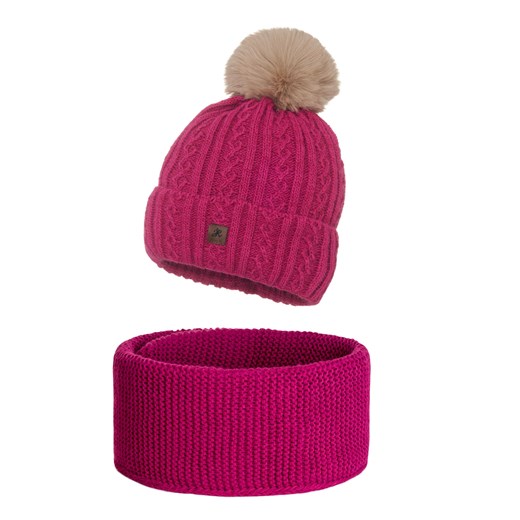 Zimowy komplet Damski ze sklepu JK-Collection w kategorii Komplety czapka i szalik damskie - zdjęcie 165402805