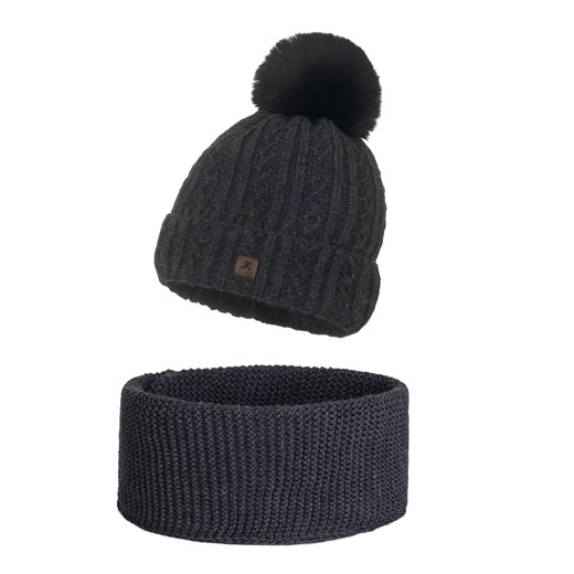 Zimowy komplet Damski ze sklepu JK-Collection w kategorii Komplety czapka i szalik damskie - zdjęcie 165402977