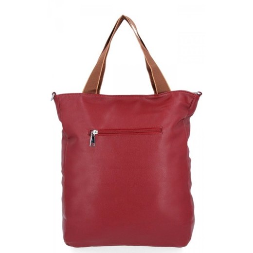 Uniwersalne Torebki Damskie Shopper Bag firmy Bee Bag Bordowa Bee Bag One Size torbs.pl