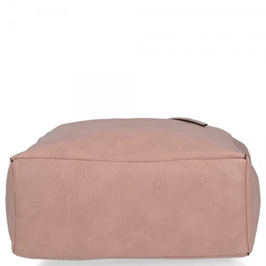 Uniwersalne Torebki Damskie XL Shopper Bag firmy Hernan Pudrowy Róż Hernan One Size torbs.pl